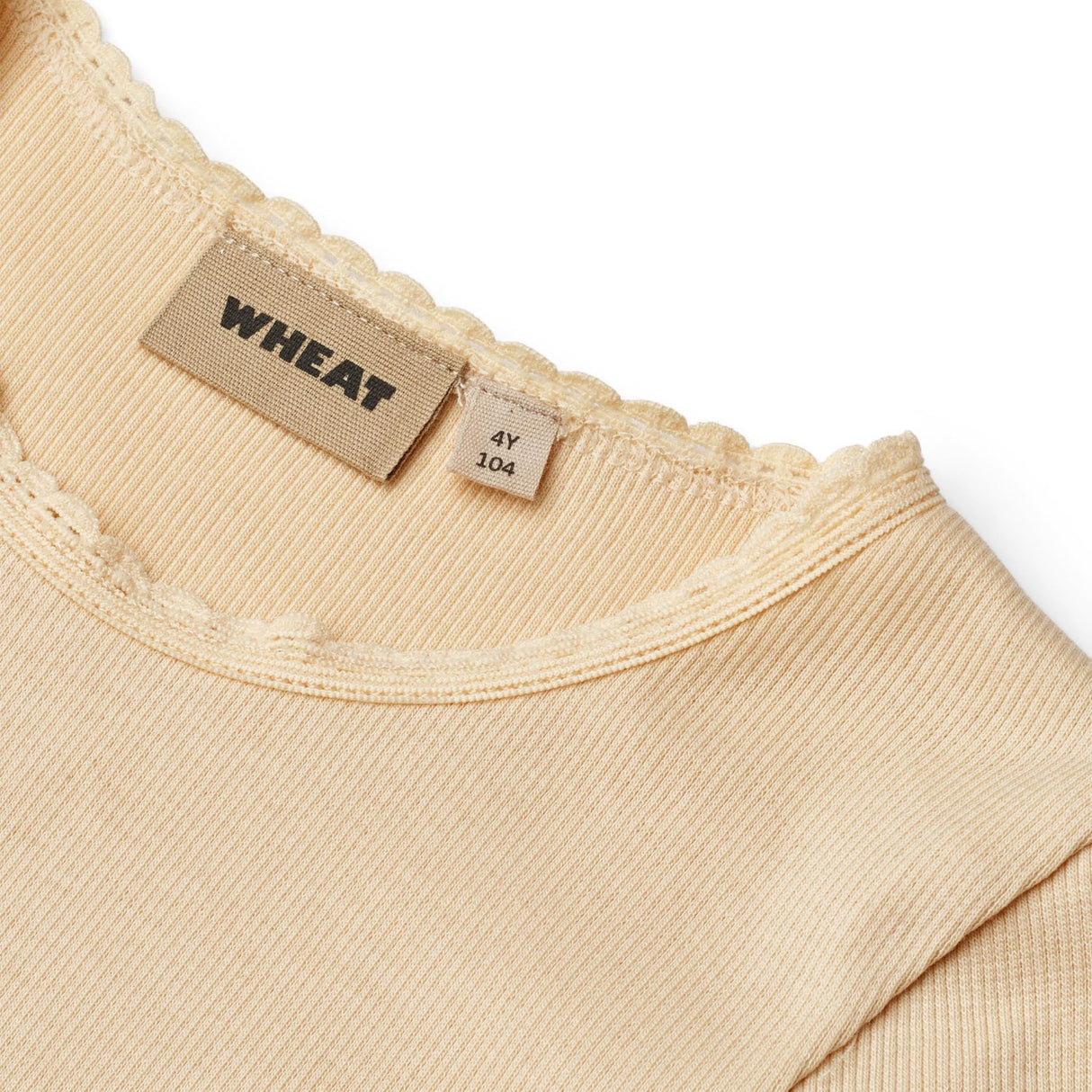 Wheat Macadamia Rib T-shirt S/S Katie