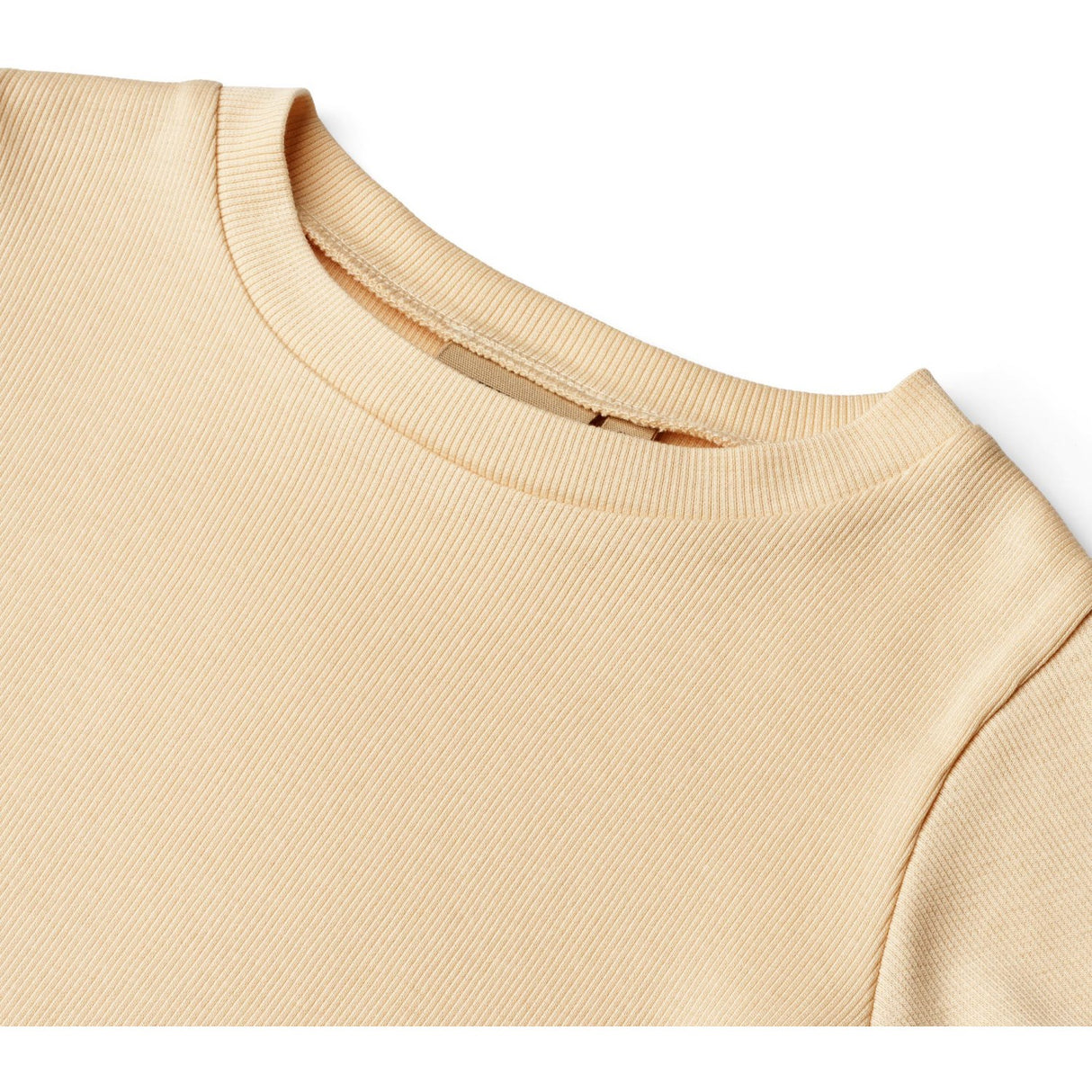 Wheat Macadamia Rib T-shirt S/S Irene