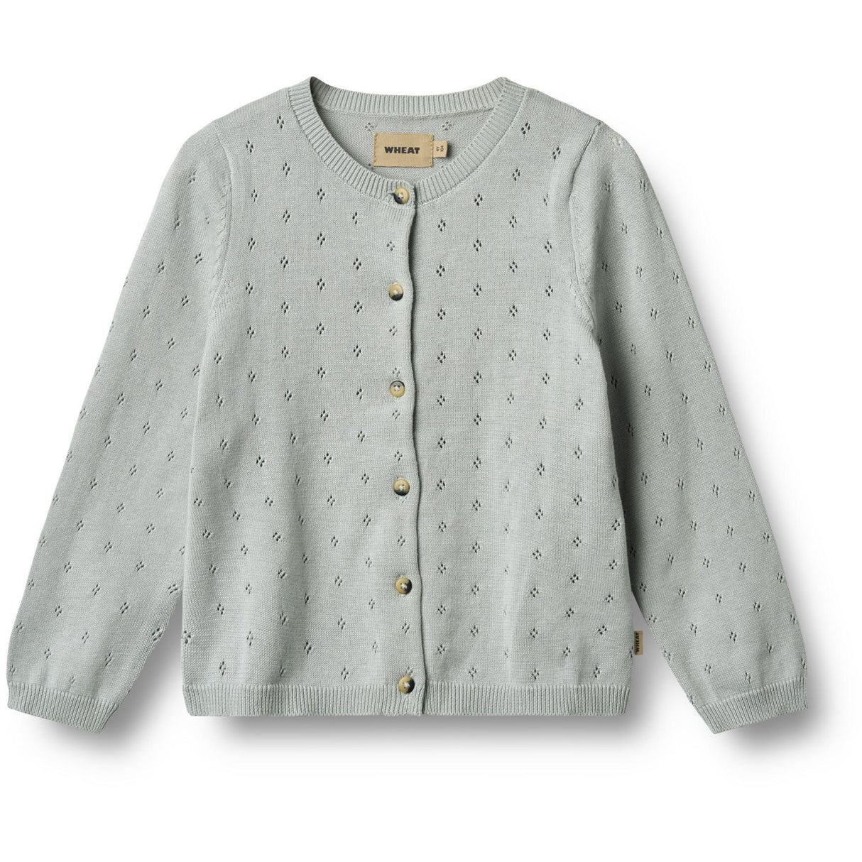 Wheat Soft Blue Strik Cardigan Maia