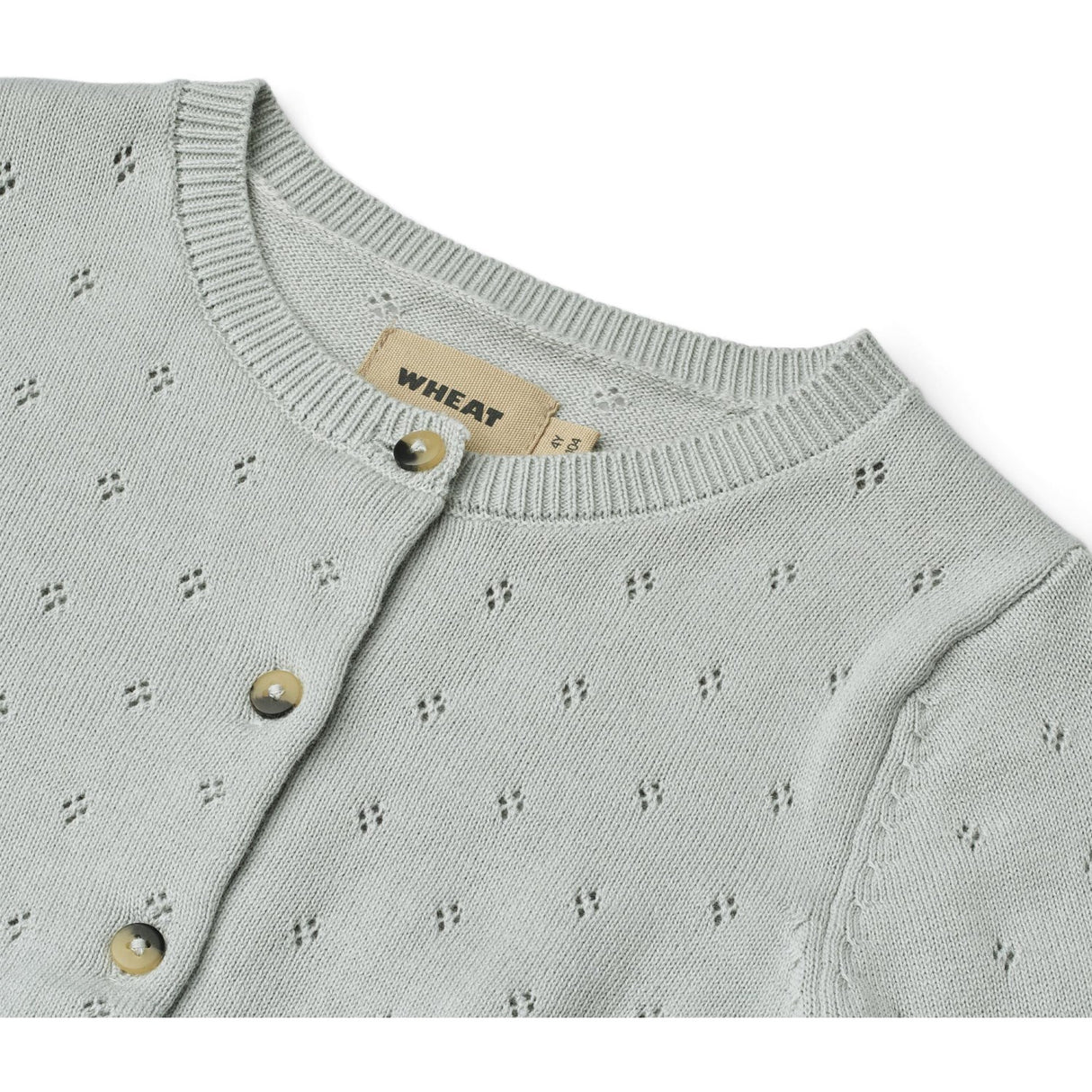 Wheat Soft Blue Strik Cardigan Maia