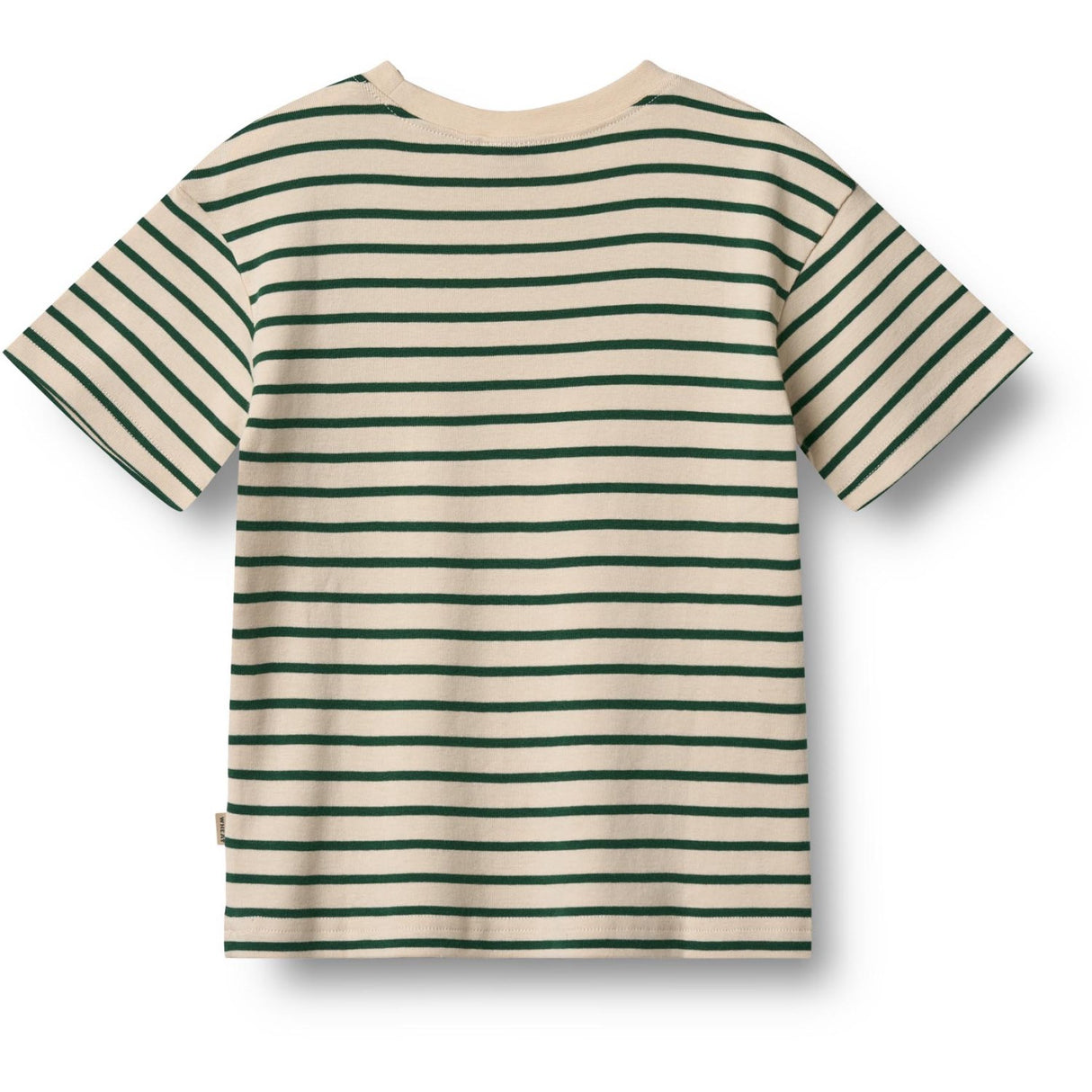 Wheat Green Stripe T-shirt S/S Fabian