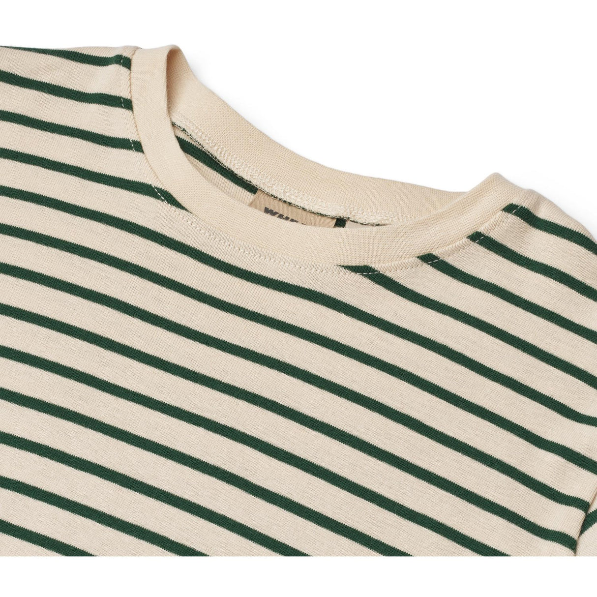 Wheat Green Stripe T-shirt S/S Fabian