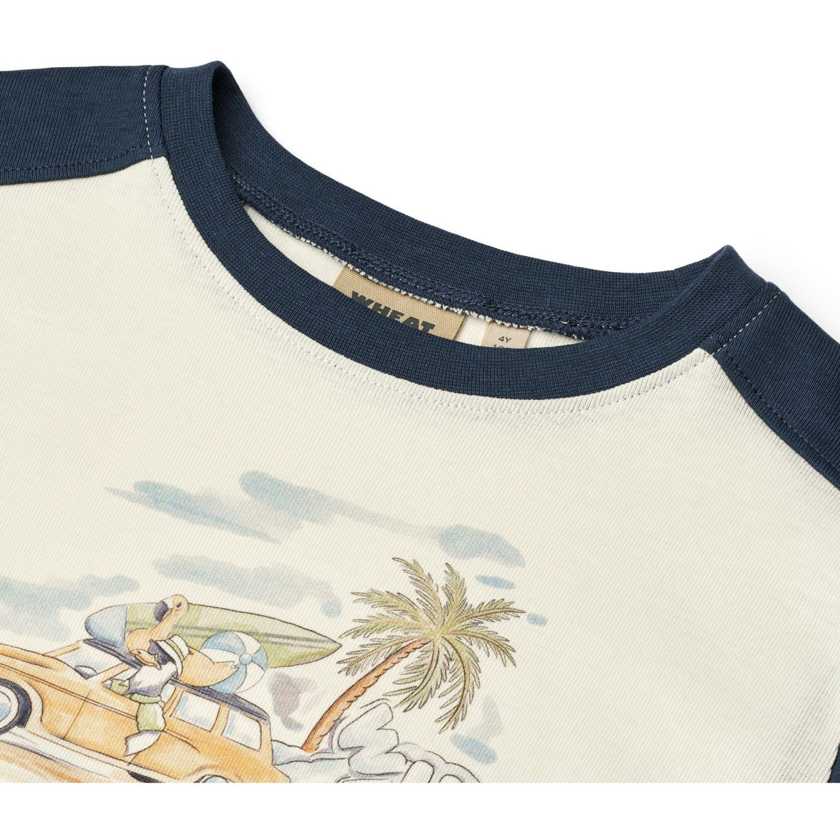 Wheat Ivory T-shirt S/S Vincent