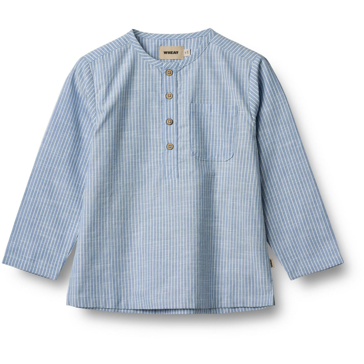 Wheat Blue Stripe Skjorte Bjørk
