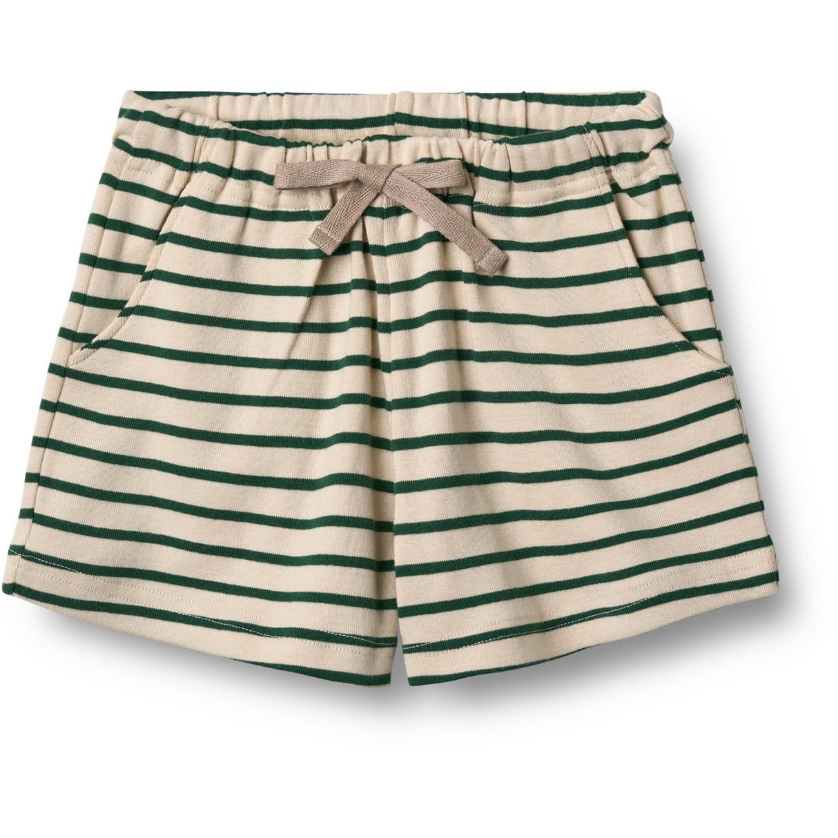 Wheat Green Stripe Jersey Shorts Kalle