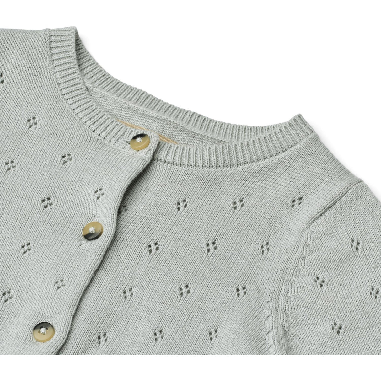 Wheat Soft Blue Strik Cardigan Maia