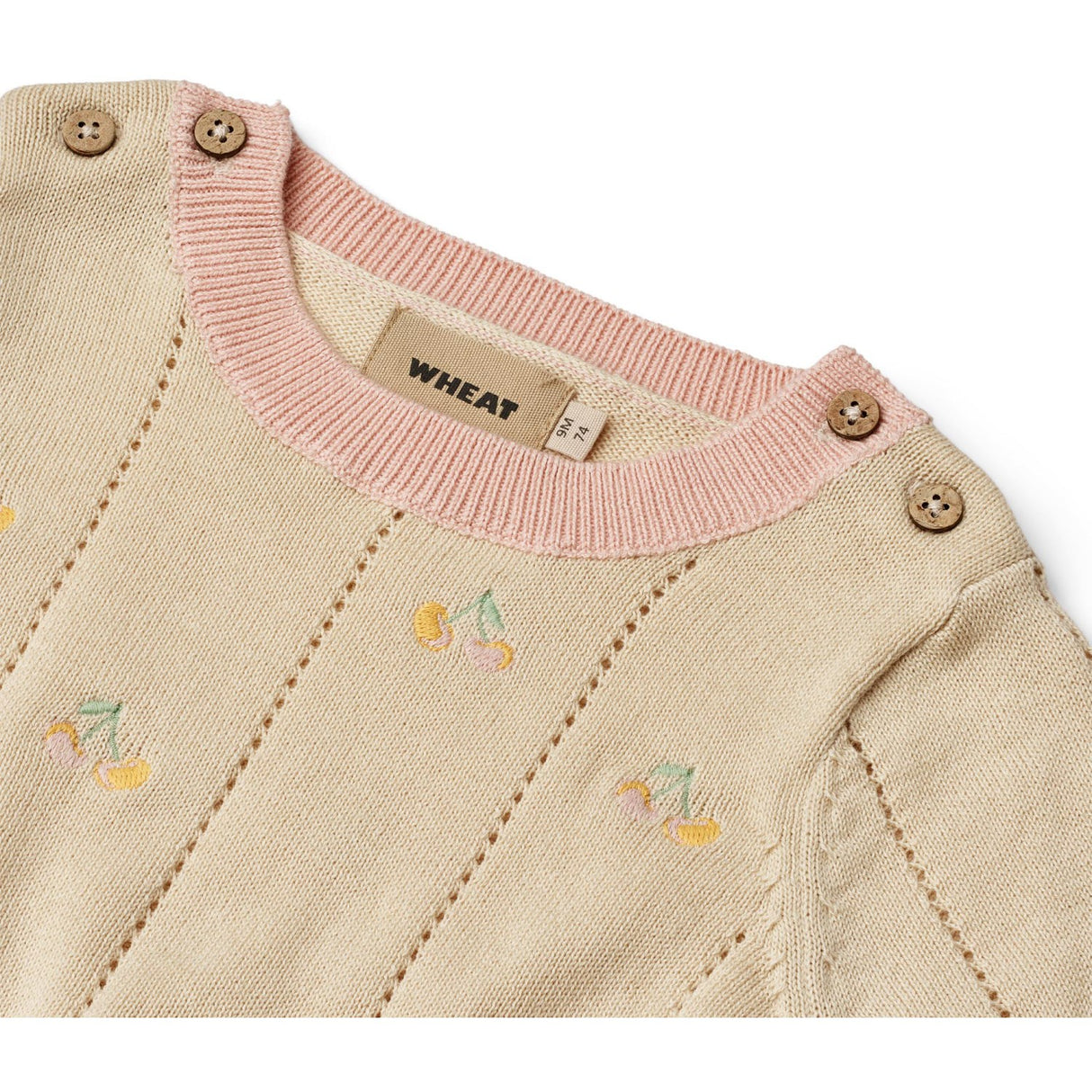 Wheat Sandshell Strik T-shirt S/S Malvina