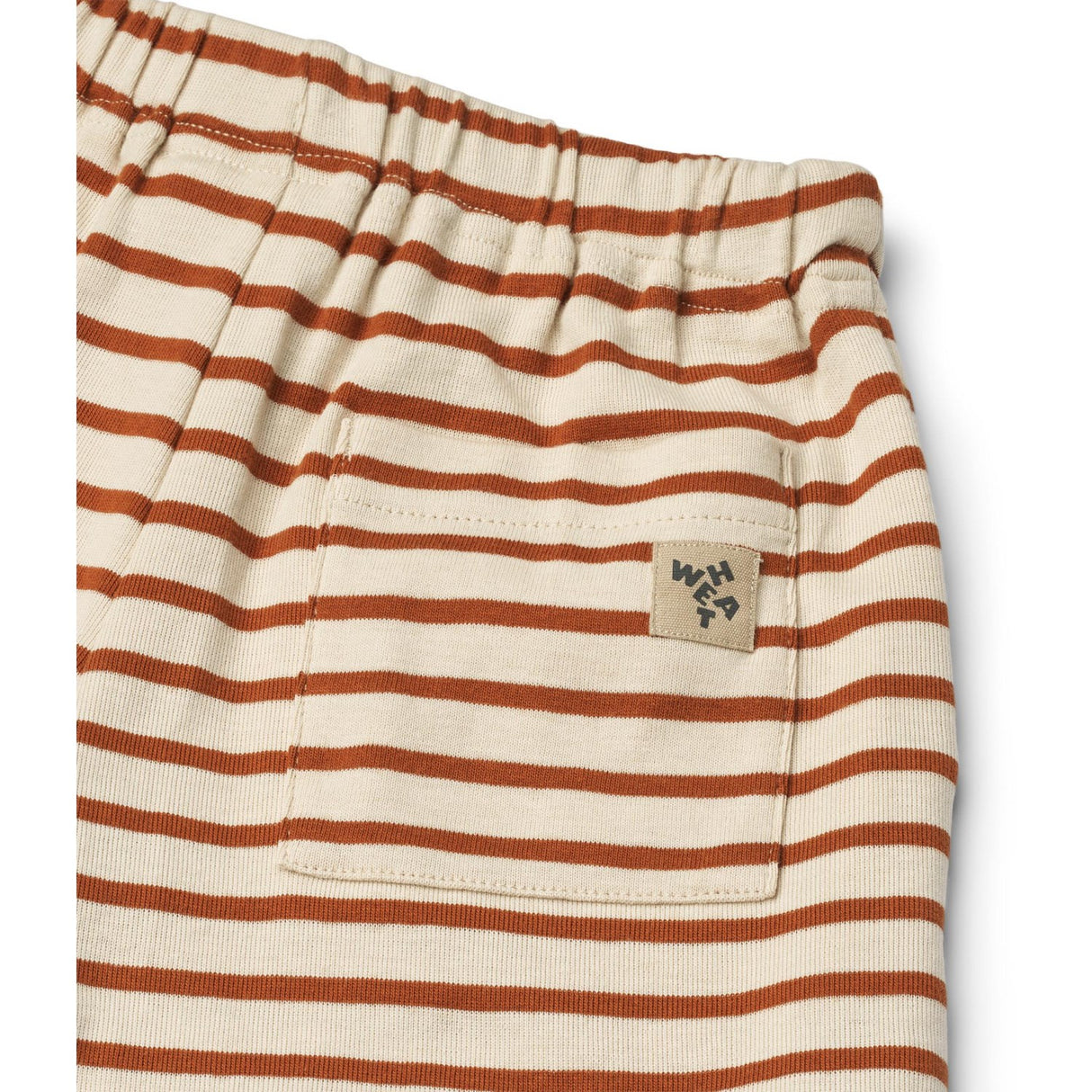 Wheat Warm Caramel Stripe Jersey Shorts Kalle