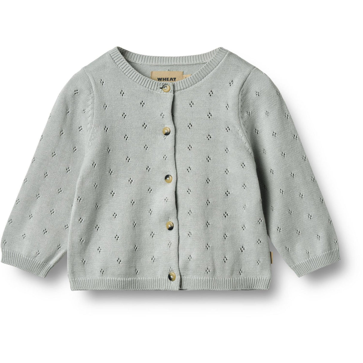 Wheat Soft Blue Strik Cardigan Maia