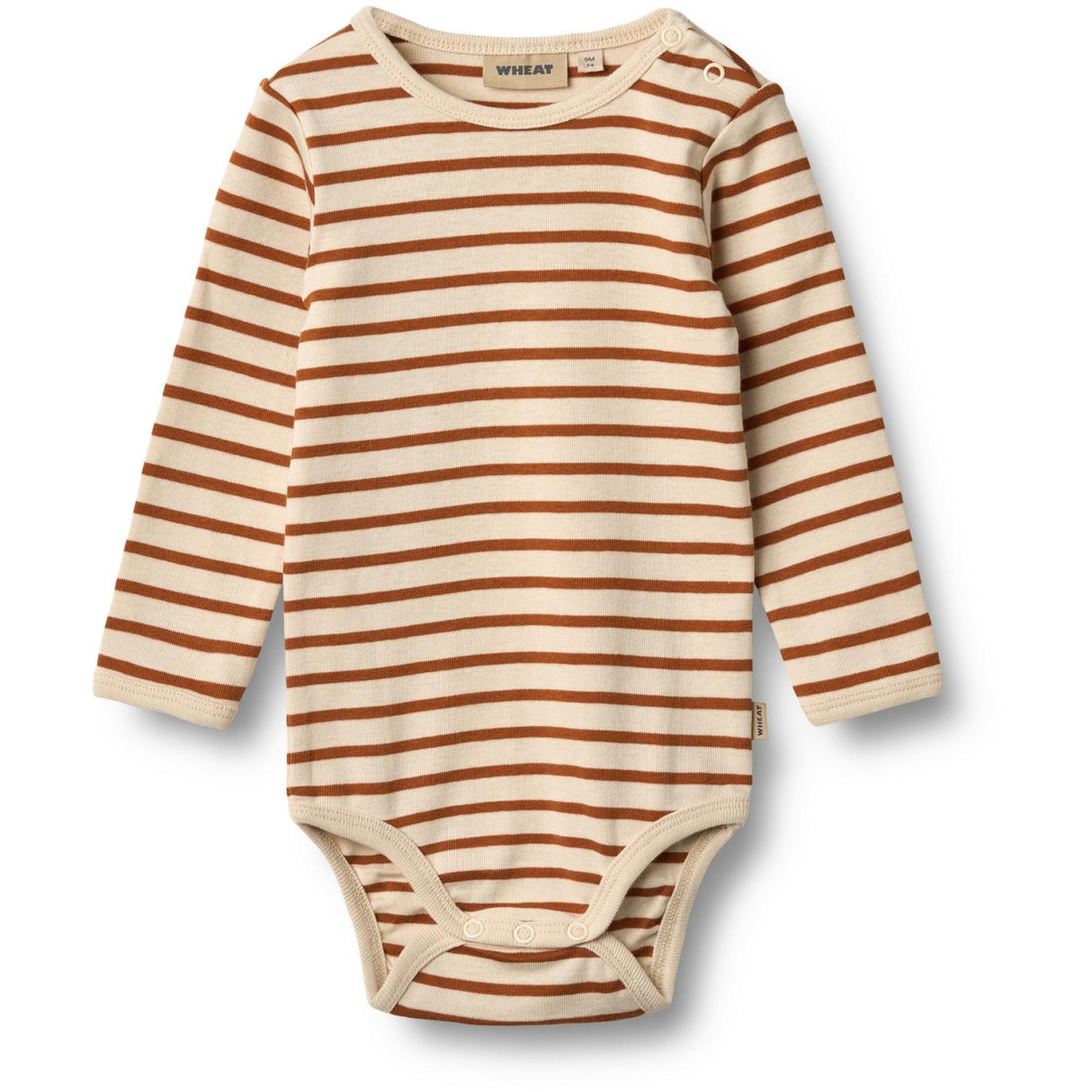 Wheat Warm Caramel Stripe Body L/S Berti