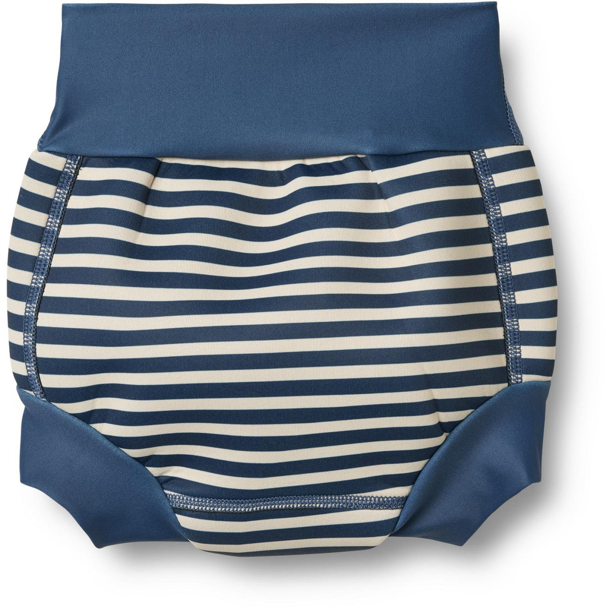 Wheat Blue Stripe Neoprene Blebadebukser Anker