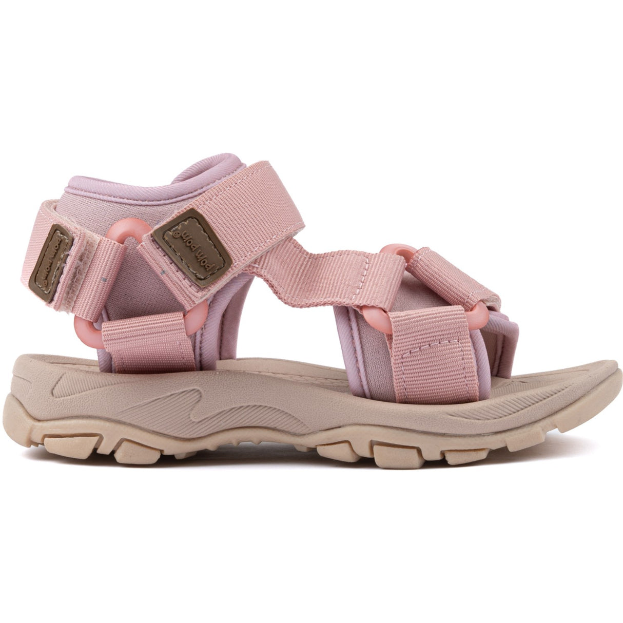 Pom Pom Bright Rose Trecking Sandal Velcro