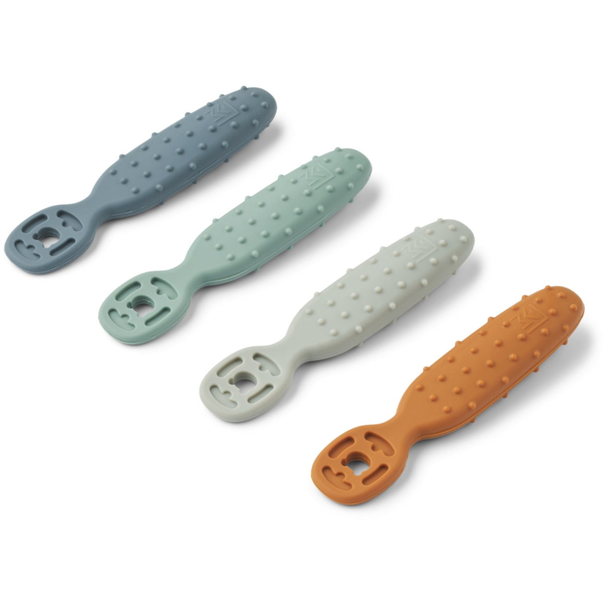 LIEWOOD Whale Blue Multi Mix Caelia Baby Learning Ske 4-Pak