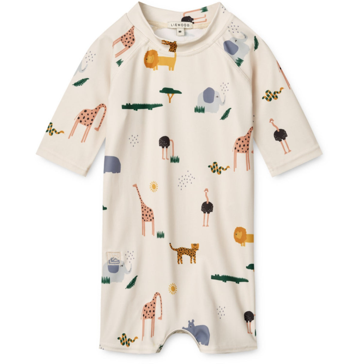 LIEWOOD Safari Sandy Mix Thor Baby Badeheldragt