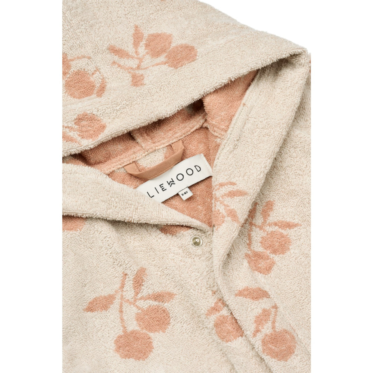 LIEWOOD Peach / Sea Shell Lilana Yarn Dyed Badekåbe