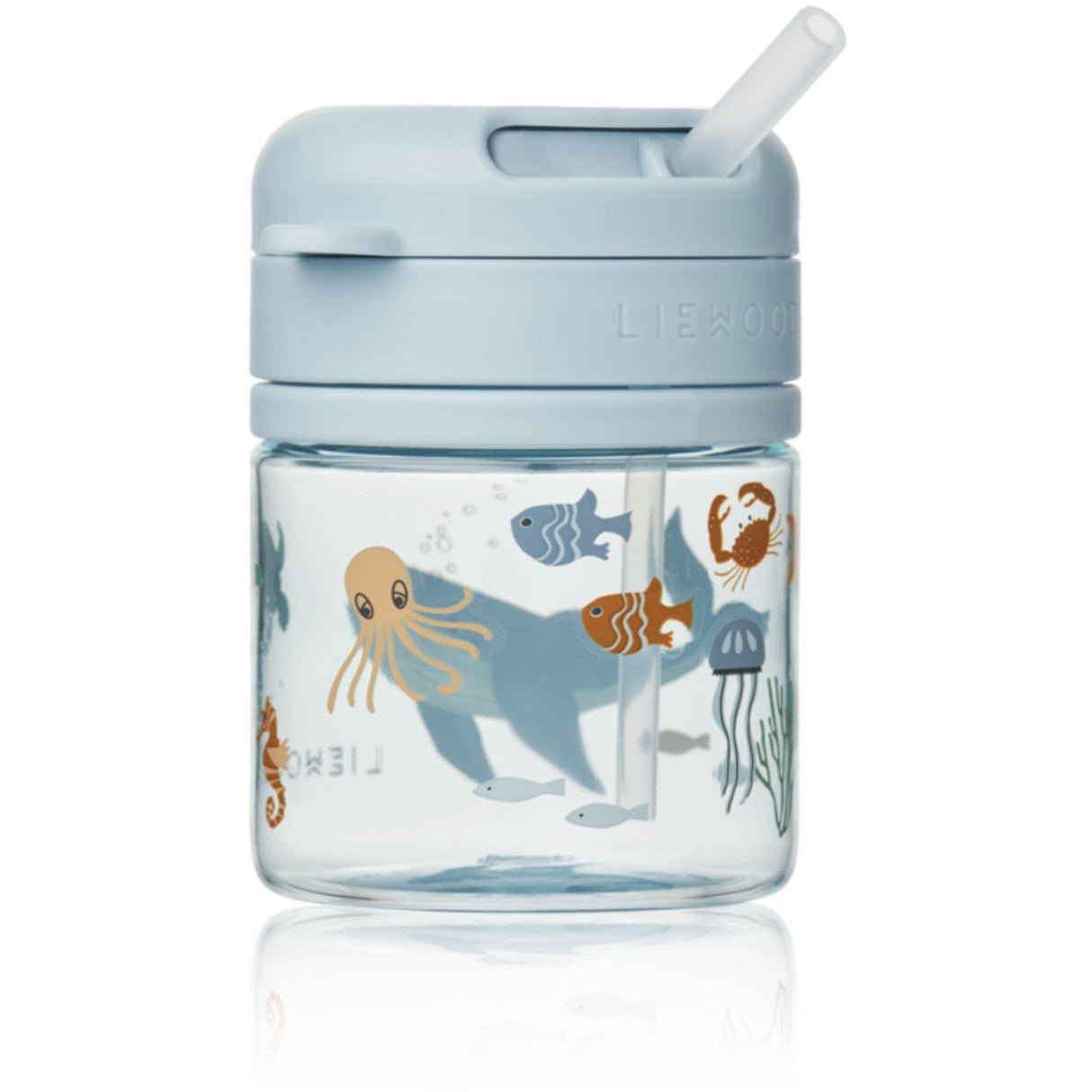 LIEWOOD Sea Creature / Sandy Pavia Tritan Straw Kop 280ml