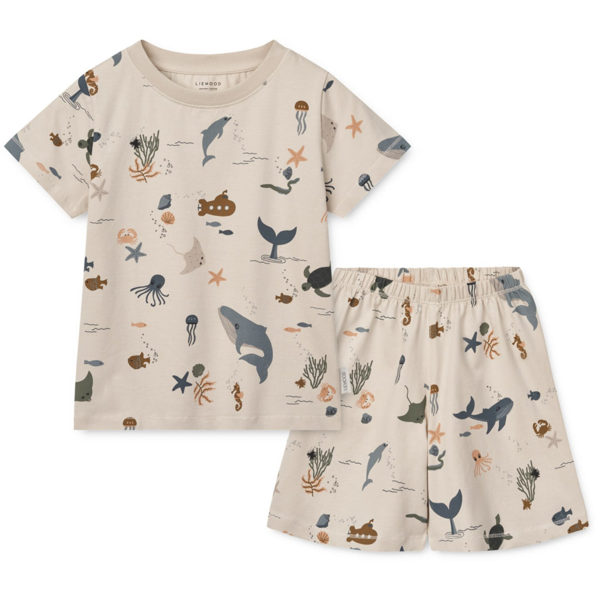LIEWOOD Sea Creature / Sandy Ilford Printed Sæt