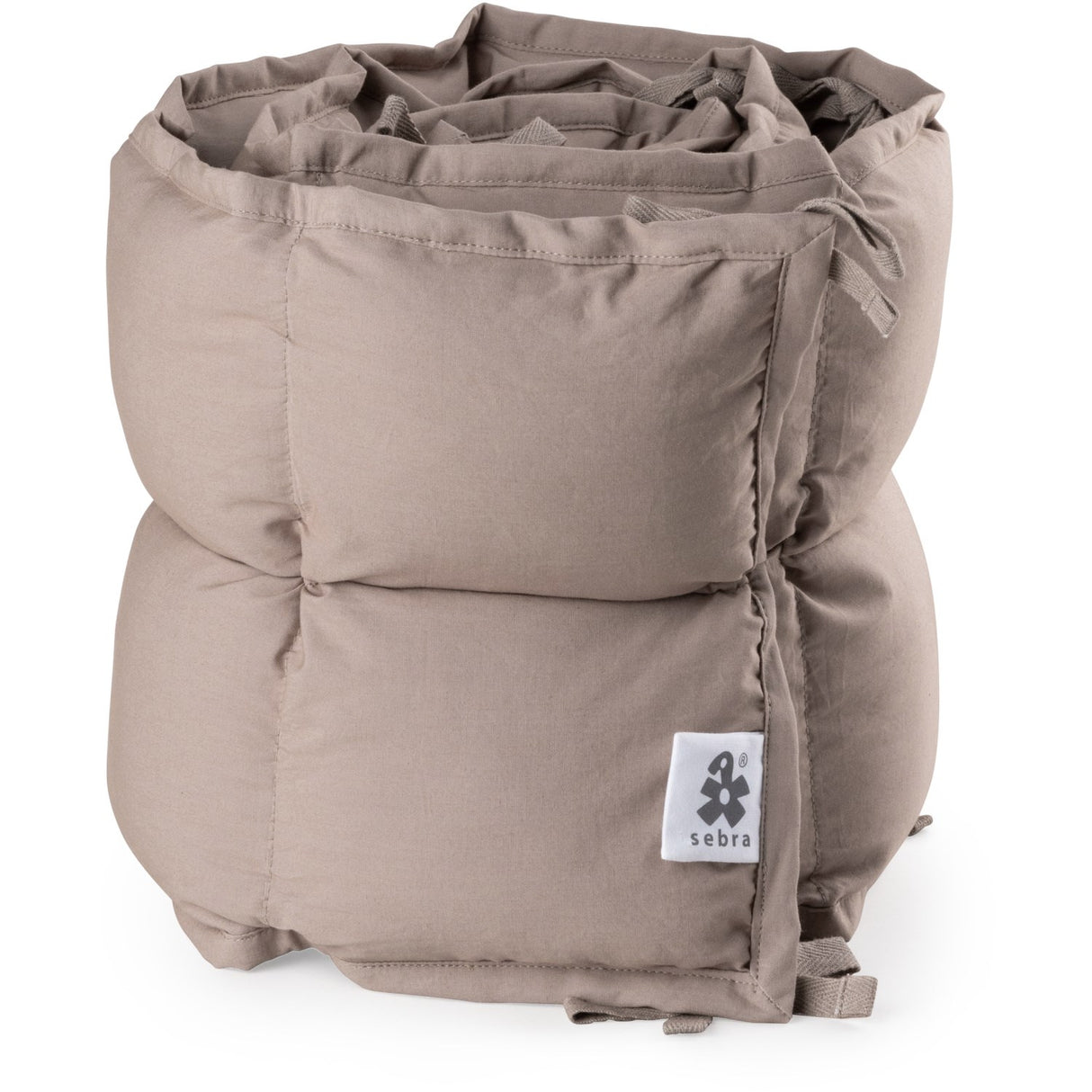 Sebra Jetty Beige Baby Sengerand Kapok Halv Længde