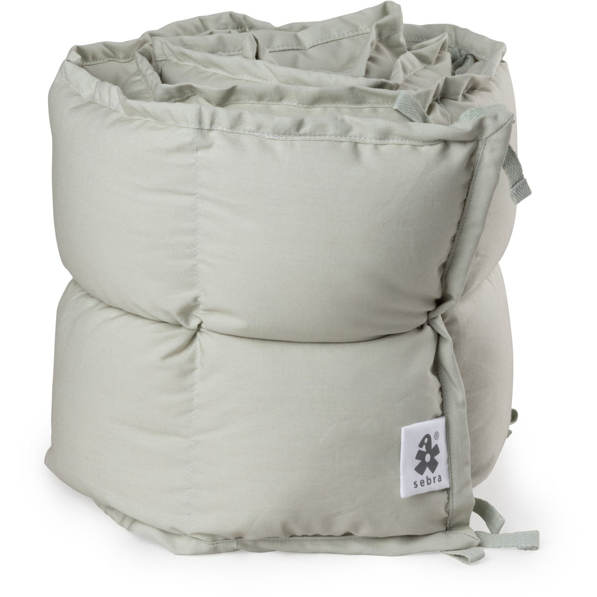 Sebra Mist Green Baby Sengerand Kapok Halv Længde