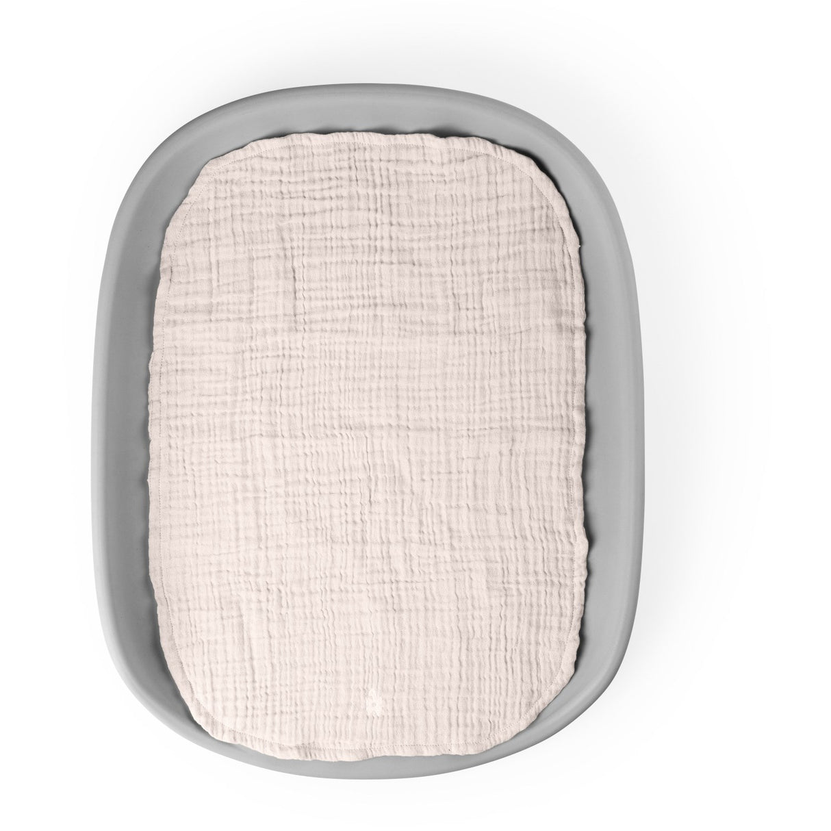 Sebra Rose Pusleunderlag 6-lags 2-Pak Muslin