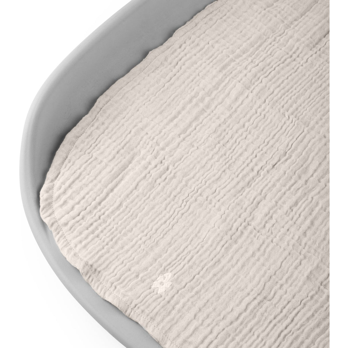 Sebra Rose Pusleunderlag 6-lags 2-Pak Muslin