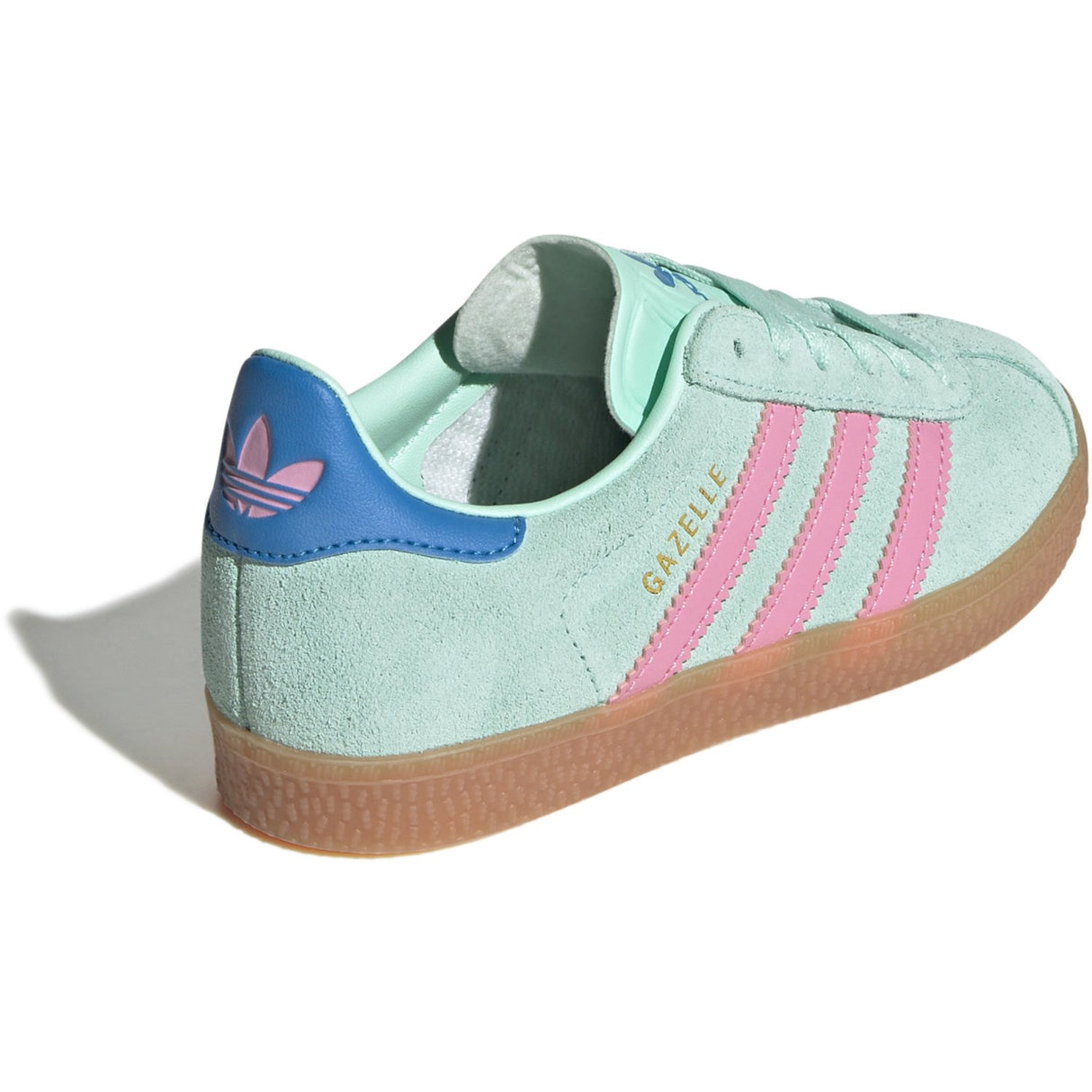 adidas Originals Clear Mint/Bliss Pink/Bright Blue Gazelle C Sneakers