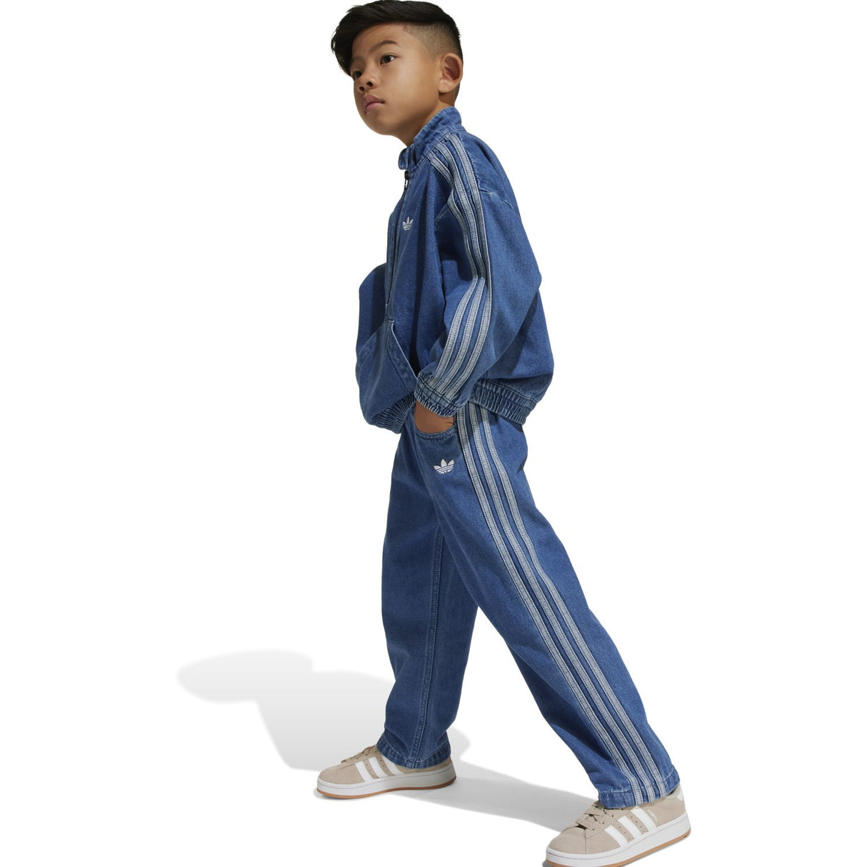 adidas Originals Medium Blue Denim Denim Sæt