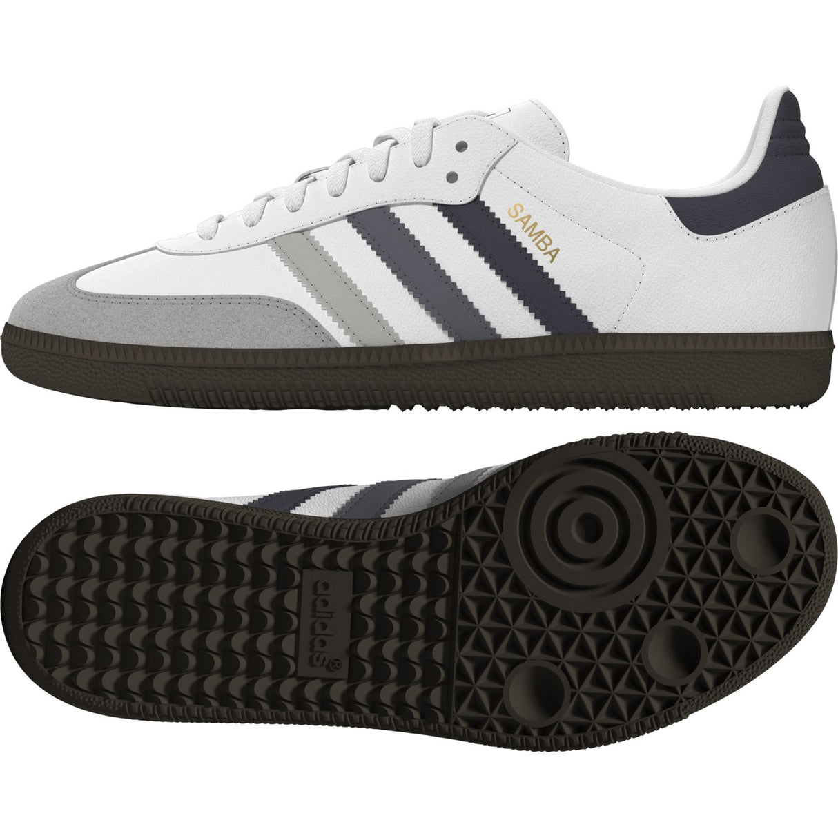 adidas Originals Ftwr White/Grey One/Grey Three Samba Og J Sneakers