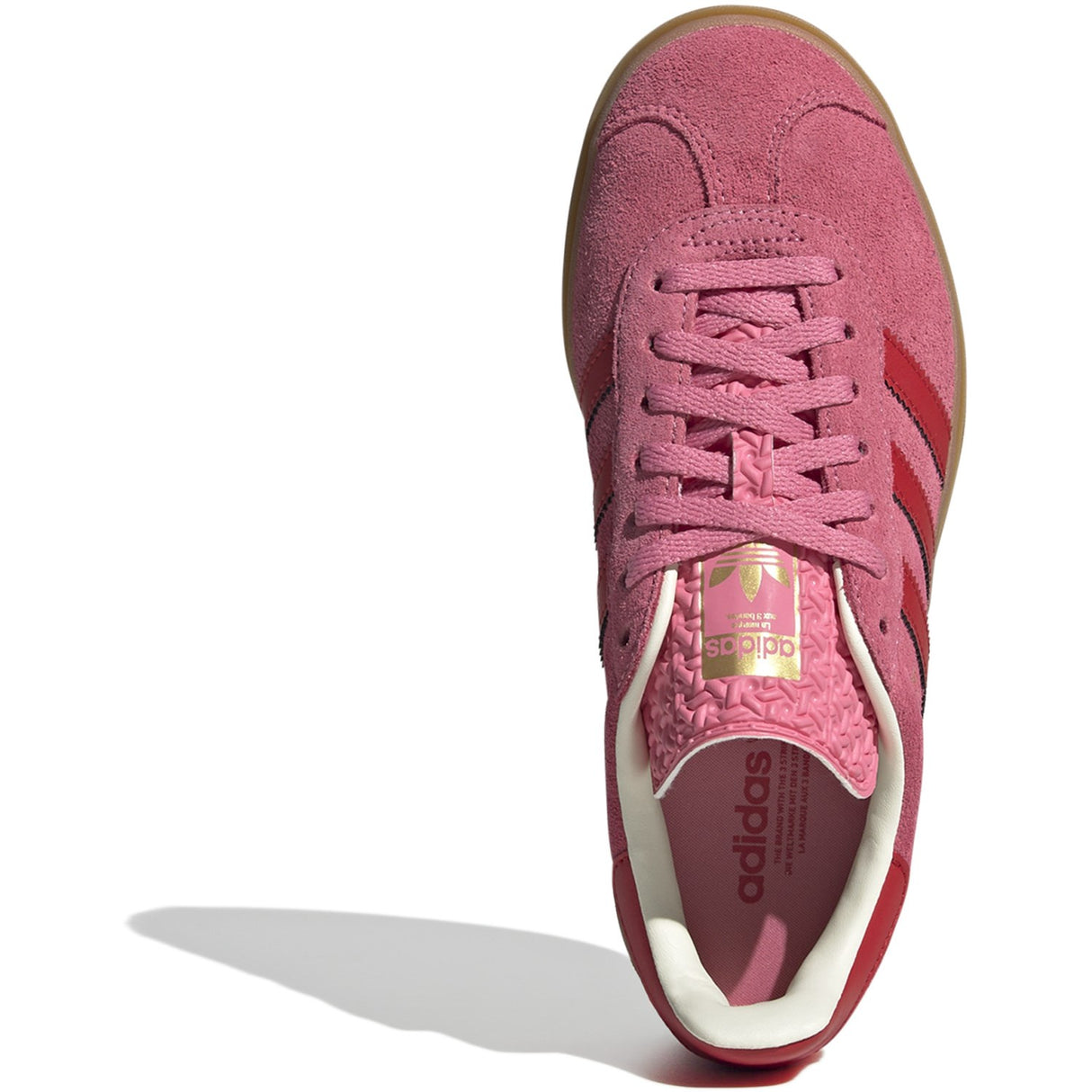 adidas Originals Rose Tone/Better Scarlet/Cream White Gazelle Bold J Sneakers