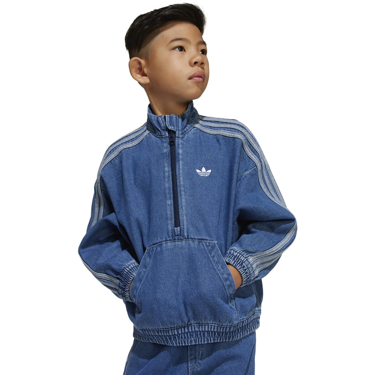 adidas Originals Medium Blue Denim Denim Sæt
