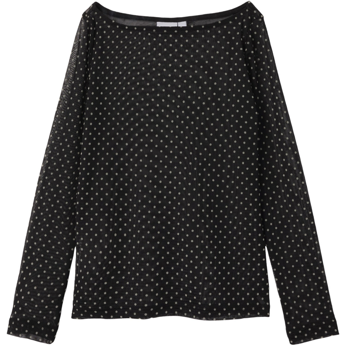 Name It Black Dot Silje Slim Bluse