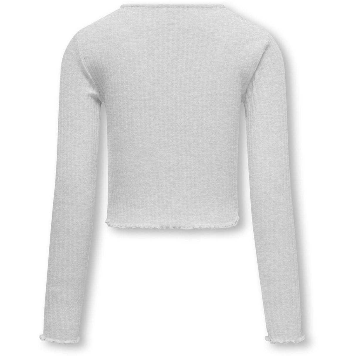 kids ONLY Light Grey Melange Nella O-Neck Bluse Noos