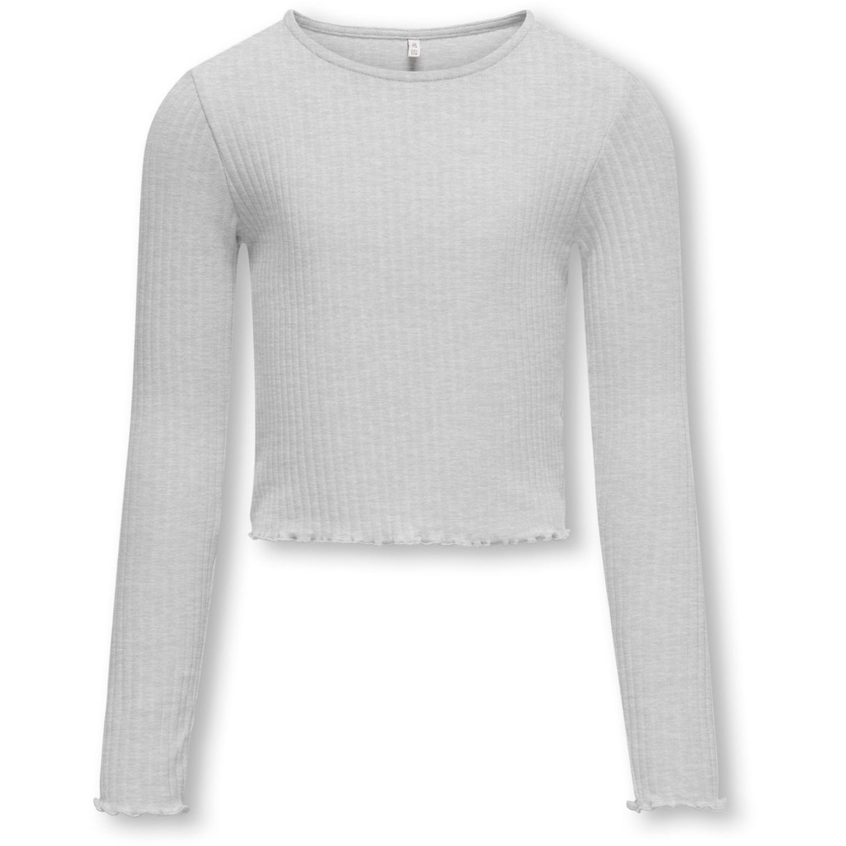 kids ONLY Light Grey Melange Nella O-Neck Bluse Noos