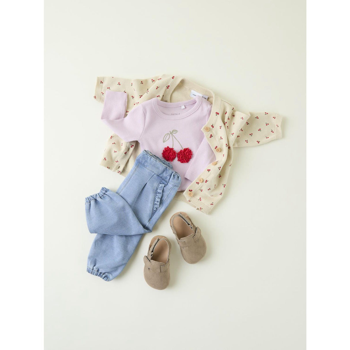 Name It Summer Sand Bicher Strik Cardigan