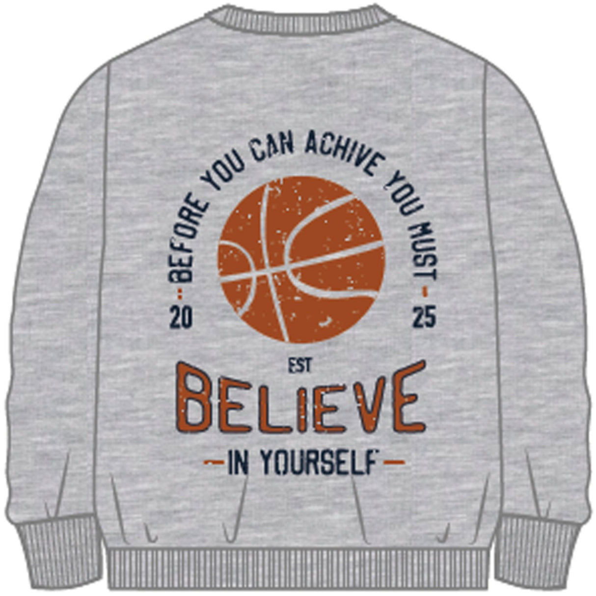 Name It Light Grey Melange Bertillo Regular Sweat Cardigan