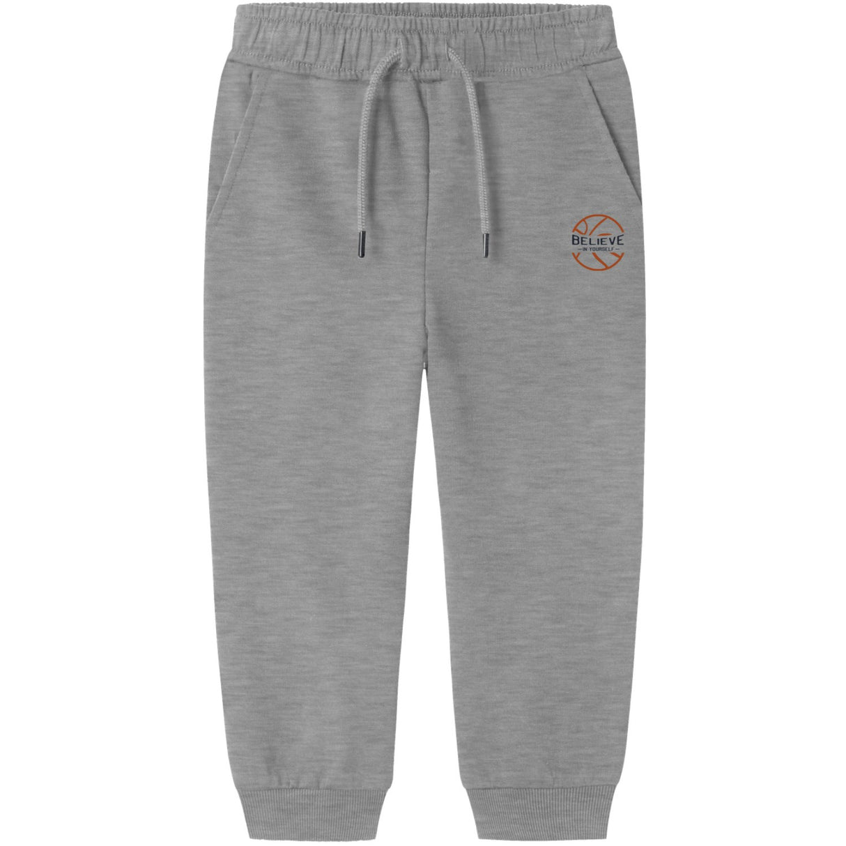 Name It Light Grey Melange Bertillo Regular Sweatpants