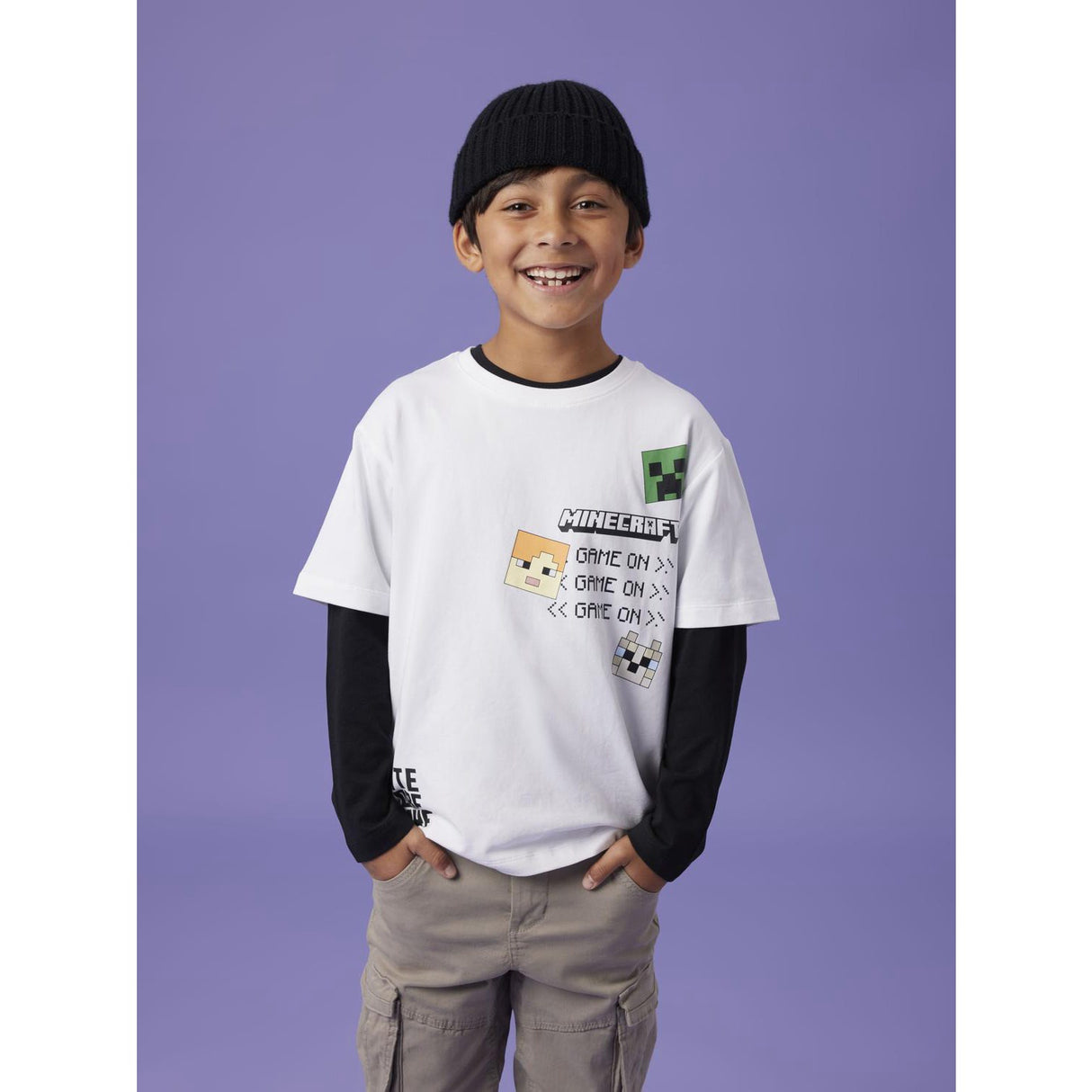Name It Bright White Jafar Minecraft Regular T-Shirt