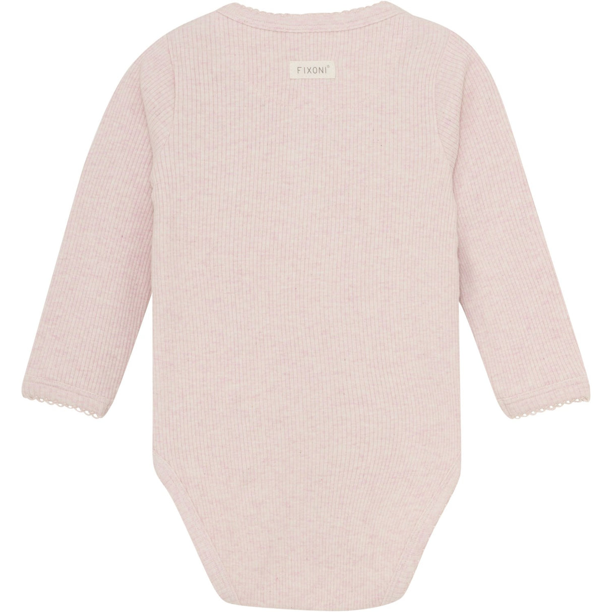 FIXONI Hushed Violet Melange Wrap Body LS Mélange Rib