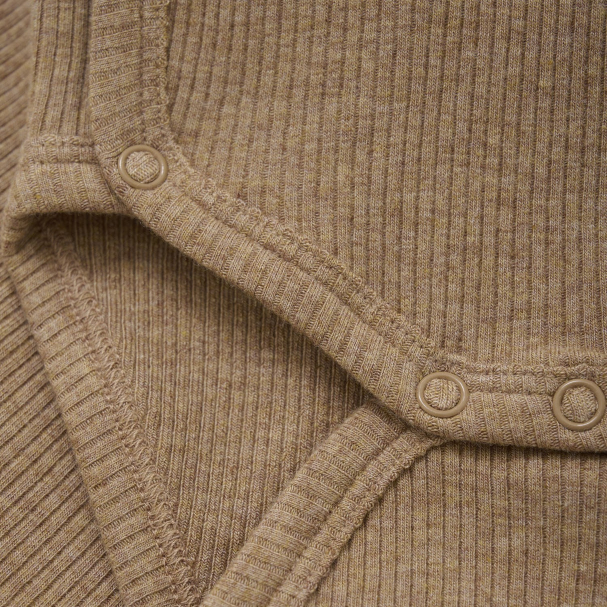 FIXONI Macaroon Melange Wrap Body LS Mélange Rib