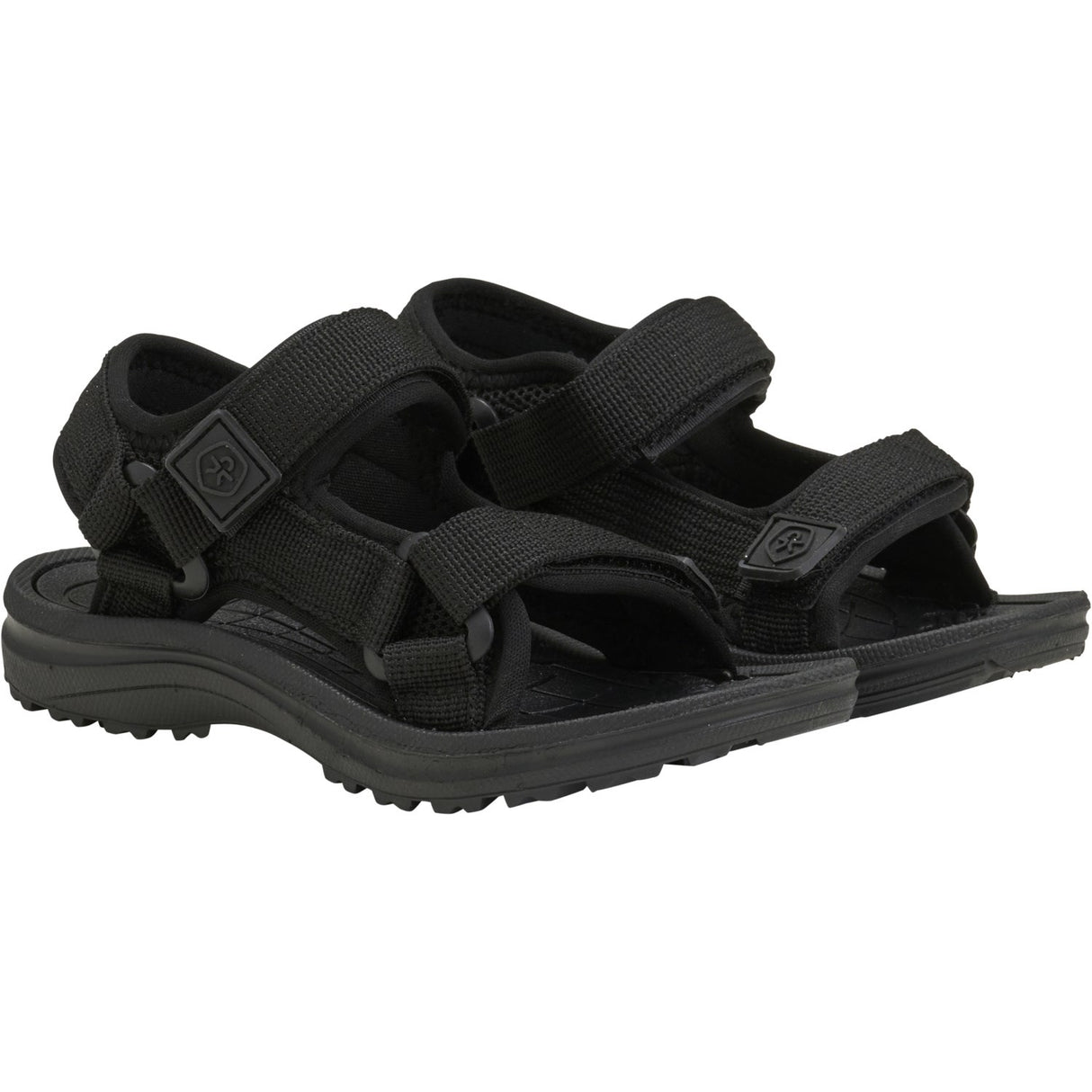 Color Kids Black Colorblock Sandaler m. velcro