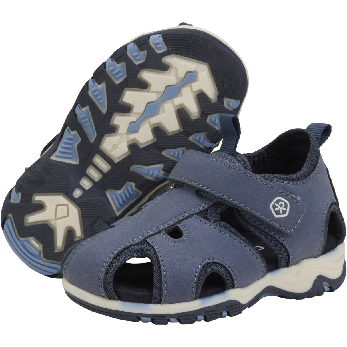 Color Kids Vintage Indigo Baby Sandaler m. velcro rem