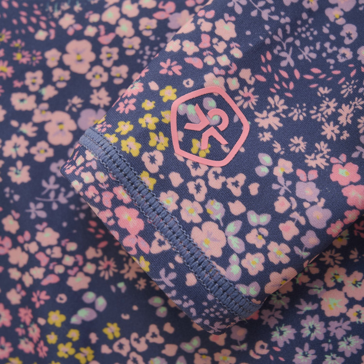 Color Kids Vintage Indigo Baby Badeheldragt L/S, AOP