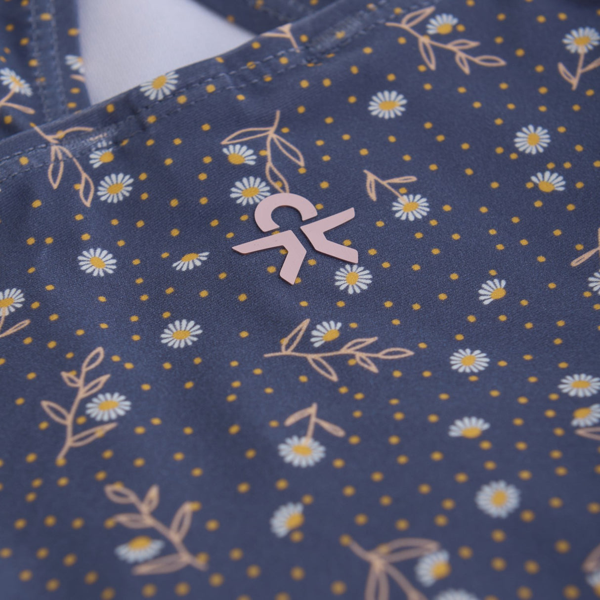 Color Kids Vintage Indigo Badedragt m. Nederdel, AOP