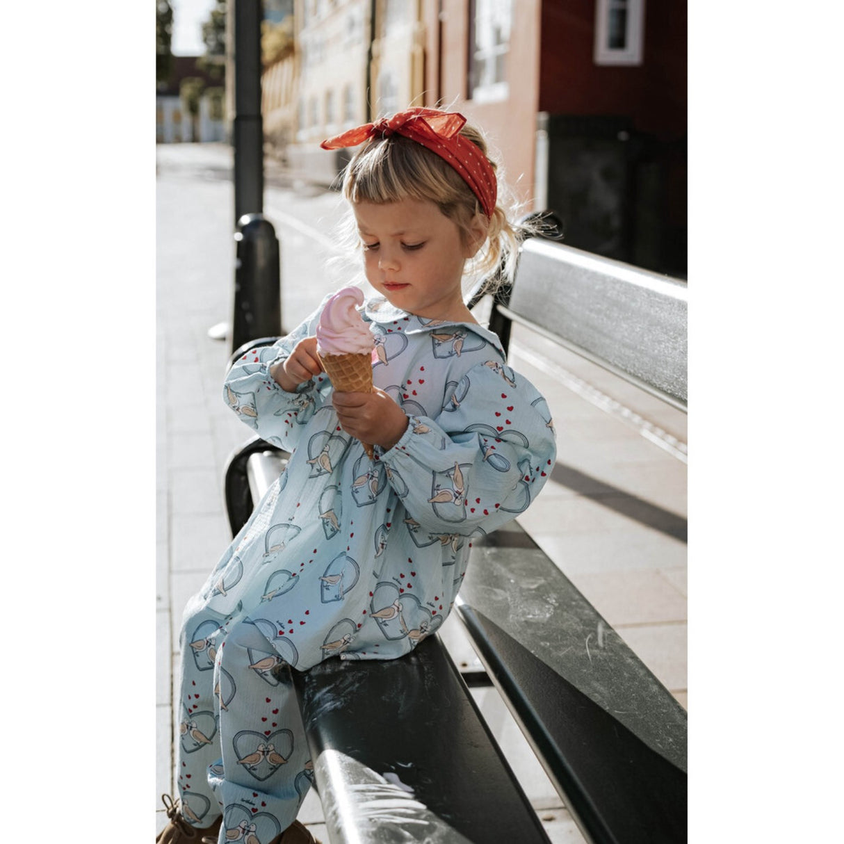 Fliink Dream Blue Aop Colombe Ls Tunika