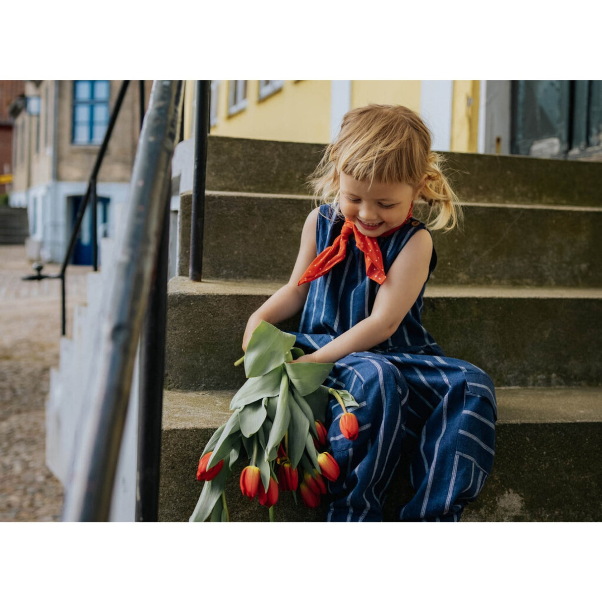 Fliink Insignia Blue / Sandshell Vira Cargo bukser