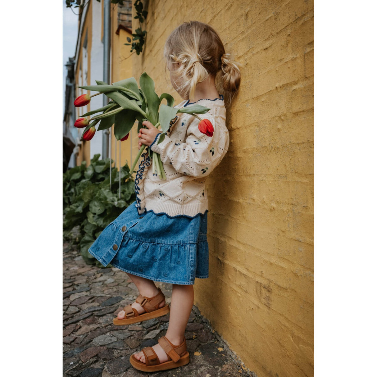 Fliink Light Denim Blue Donna Denim Nederdel