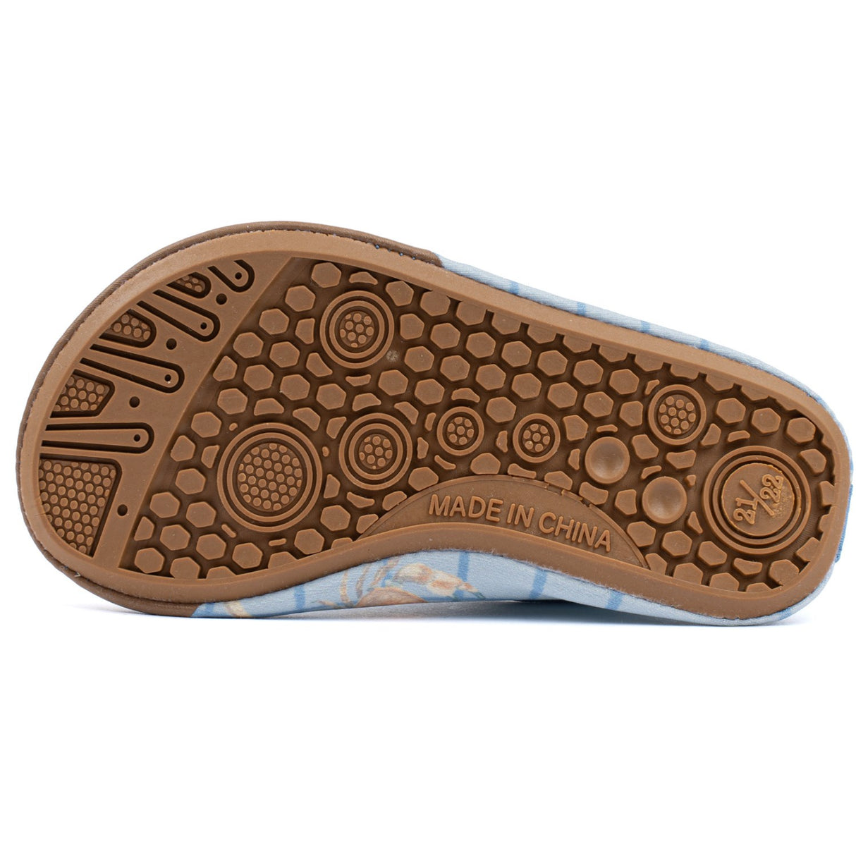 Mikk-Line Faded Denim AOP Badesko