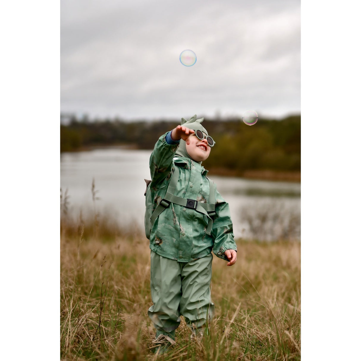 Mikk-Line Green Bay AOP Seler PU Regnsæt