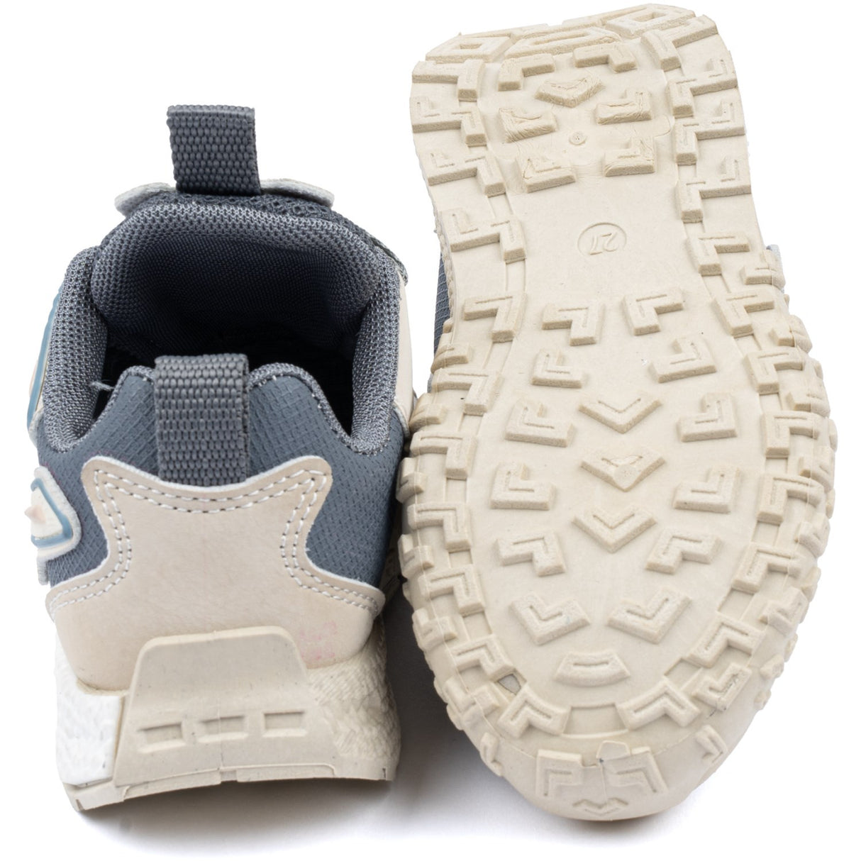 Mikk-Line Faded Denim Sneakers Med Spin