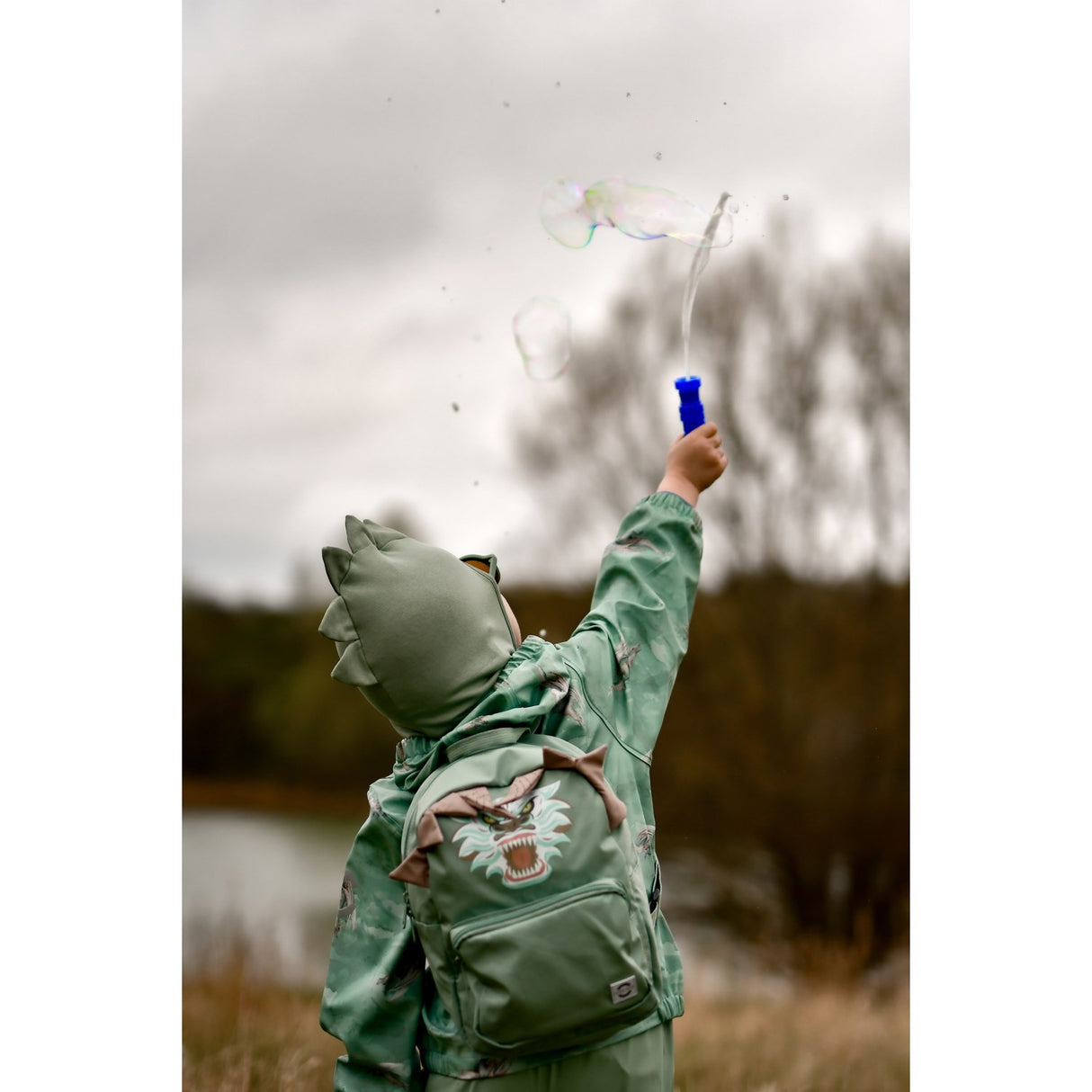 Mikk-Line Green Bay Dino Bomuld Elefanthue